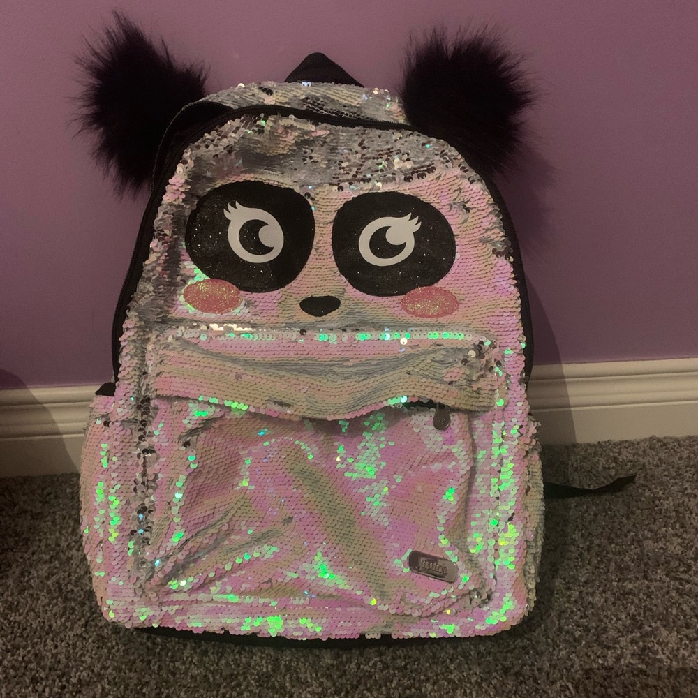Girls justice backpack and art box